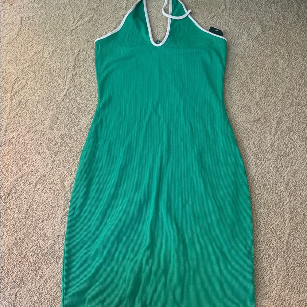 Wild Fable Green Halter Dress